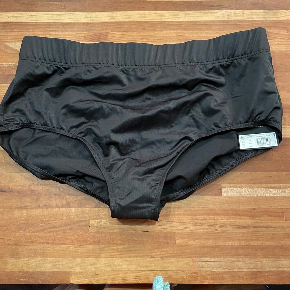 Miraclesuit Plus Size Swim Bottoms Women's Swimsuit black  22W